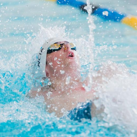 Germán Mallo nadando